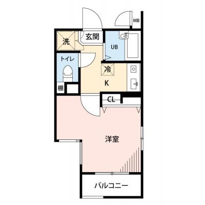 【🌷新生活応援キャンペーン🌷】【禁煙🚭/Wi-Fi無料🌐】マイナビSTAYミライエ早稲田大学前　501の間取り図