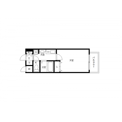 OneLife新栄デコール【★オートロック・独立洗面台・浴室乾燥機付き】の間取り図
