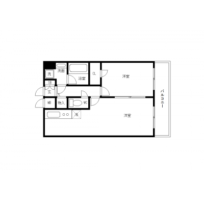 OneLife名古屋メトロ＜TYPE2＞の間取り図
