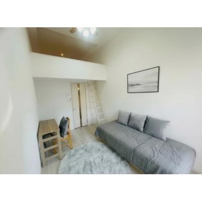 ONLY千葉3【🌈WiFi・管理費０円キャンペーン🌈】ペット可🐾ロフトあり★バストイレ別　葭川公園駅⇔千葉駅3分⇔直通　3路線徒歩圏内の間取り図