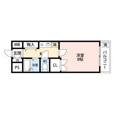 🌈新規オープンにつき表示賃料から半額！ （１２月末まで）🌈◆パシオン東大阪高井田４【Wi-Fi無料・高井田中央駅１分】の間取り図