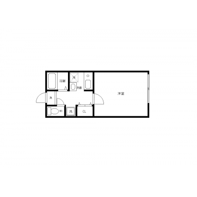 OneLife新検見川NORTH花園【★バストイレ別】の間取り図