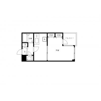 OneLife津田沼ビック【★禁煙ルーム・25平米・バス、トイレ別】の間取り図