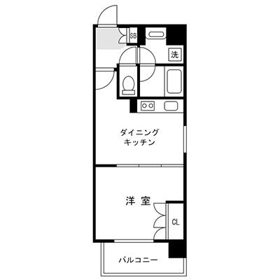【2026年1月8日～ご入居可能】アットイン京都河原町7  『公式サイトなら空室確認、web予約も可能です。今なら限定キャンペーンも実施中！「アットイン」で検索！🔍』の間取り図