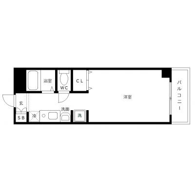 OneLife名古屋大曽根【★駅徒歩4分・バストイレ別】の間取り図