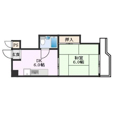 グッドステイ名駅シティコート△≪ライト≫の間取り図