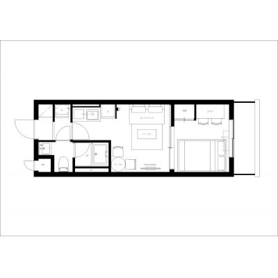 3/31までの特価！最寄り駅まで徒歩6分/品川駅まで1駅/神奈川方面へも好アクセス/ザ・パーククロス東大井 303の間取り図