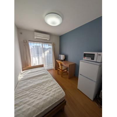 【藤枝駅7分】出張に最適✨Wi-Fi無料＆家具家電付きで生活ラクに　U008の間取り図