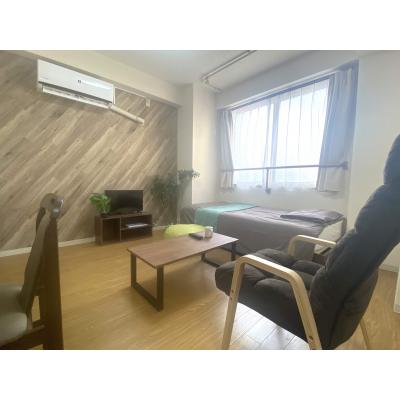 🌈新規オープンにつき賃料半額🌈🚃下関駅から徒歩5分🚶‍♂️　🟨バス・トイレ別・独立洗面台🟨　🛜インターネット無料　🅿️駐車場有　生活利便性✨✨の間取り図