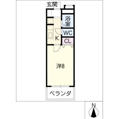 アルDEスリー池下　703の間取り図