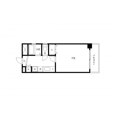 OneLife千種WEST【★駅近、オートロック、バス・トイレ別】の間取り図