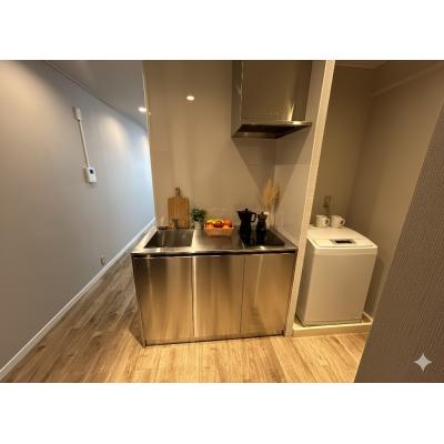 ✨ Wi-Fi無料 📶 名鉄岐阜駅徒歩10分 🚋 家具家電付 ✨オシャレなキッチンが魅力 　🔶ＡＣＥＲＡ🔶【003】の間取り図