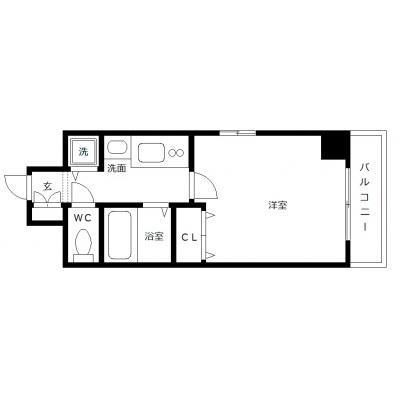 OneLife鶴舞ステーションWEST【★駅5分・バストイレ別】の間取り図