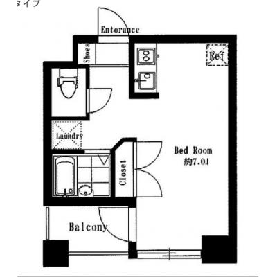 【🎍年末年始大感謝祭🎍】【禁煙🚭】マイナビSTAYミライエ築地2丁目　701の間取り図