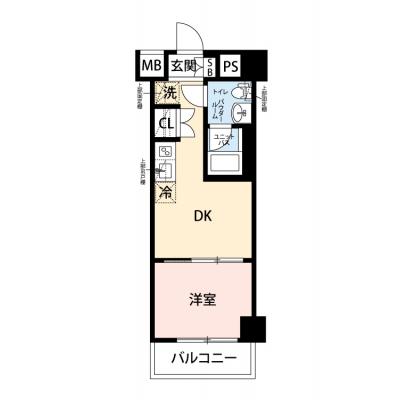 【🎉初期費用オフ｜お得なキャンペーン】【禁煙🚭/Wi-Fi無料🌐】マイナビSTAYアーバンスイート幡ヶ谷　407の間取り図