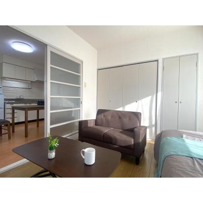 🟨新規オープンにつき賃料半額🟨🚃下関駅から徒歩4分🚶‍♂️ ✨広々１DK✨　🛜インターネット無料　🅿️駐車場確約　生活利便性✨✨の間取り図