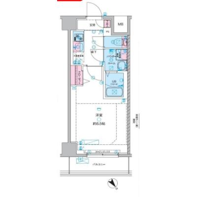 【🎍年末年始大感謝祭🎍】【禁煙🚭/Wi-Fi無料🌐】マイナビSTAYステーションリンク青砥　410の間取り図
