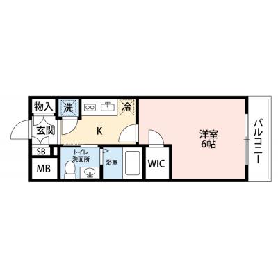 ◆パシオン大阪難波７０【JR難波駅徒歩5分！オートロック物件】の間取り図