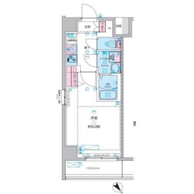 【🎍年末年始大感謝祭🎍】【禁煙🚭/Wi-Fi無料🌐】マイナビSTAYステーションリンク青砥　412の間取り図