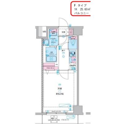 【🎍年末年始大感謝祭🎍】【禁煙🚭/Wi-Fi無料🌐】マイナビSTAYステーションリンク青砥　510の間取り図