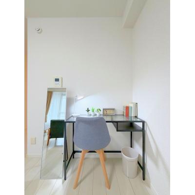 グランマンスリー水戸宮町R406【水戸駅北口徒歩約8分！ネット無料！RC造マンション！敷地内駐車場あり（台数限定、別料金）バストイレ別！★（注）線路沿いの物件なので多少電車の通行音はします。】の間取り図