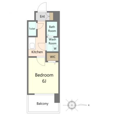 ≪🌠 シーズン到来 🌃 特別割引を実施中 🌠🌙≫ ネット使い放題✧無制限✧レジュールアッシュ京橋［No.1567070］全部屋・光熱費込みの賃料です。の間取り図