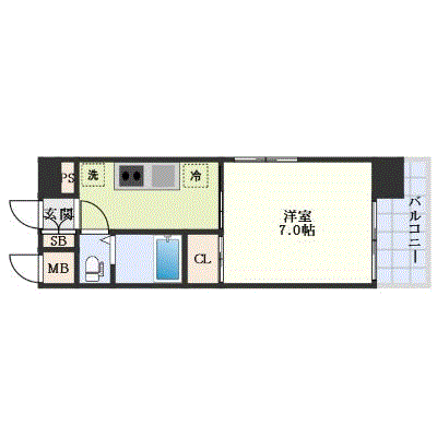グッドステイ西大路御池駅東パルトネール■【ハイクラス・設備充実】の間取り図