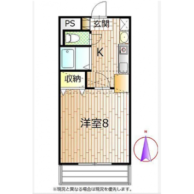 💺家具家電付Wifi付！🚙駐車場付き！即入居可！TM73の間取り図