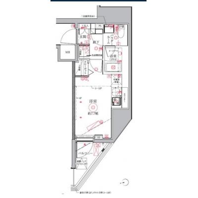 【🌷新生活応援キャンペーン🌷】【禁煙🚭/Wi-Fi無料🌐】マイナビSTAYモンターニュ川口　1202の間取り図