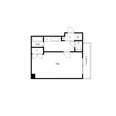 OneLife広島城北【★駅近・バストイレ別】の間取り図