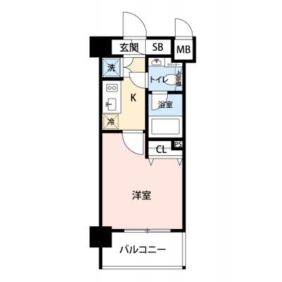 【🌷新生活応援キャンペーン🌷】【禁煙🚭/Wi-Fi無料🌐】マイナビSTAY東京羽田WEST　402の間取り図