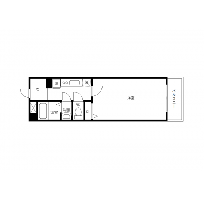 OneLife広島南あさひ【★バストイレ別、独立洗面台・浴室乾燥機付★】の間取り図
