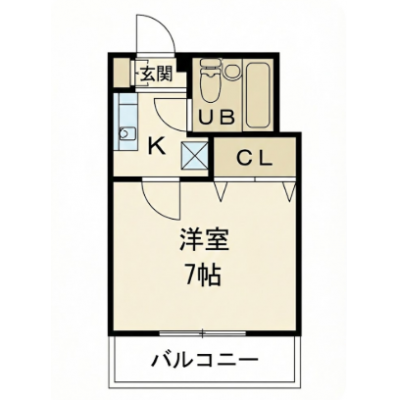 🚉✨和泉大宮駅まで徒歩1分！周辺にコンビニや飲食店が揃う好立地🙆‍♀️✨の間取り図