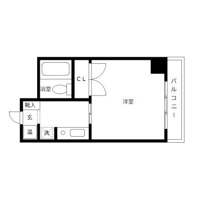 OneLife広島横川シプレーム【★オートロック付】の間取り図