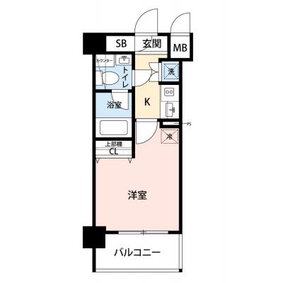 【🌷新生活応援キャンペーン🌷】【禁煙🚭/Wi-Fi無料🌐】マイナビSTAY東京羽田WEST　608の間取り図