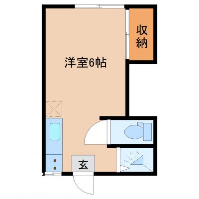 ハイツ21　20号室　即入居OK！の間取り図