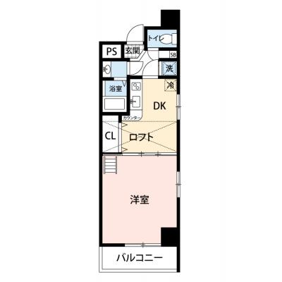 【🌷新生活応援キャンペーン🌷】【禁煙🚭/Wi-Fi無料🌐】マイナビSTAYネオヴィスタ紙屋町リバーサイド　1005の間取り図