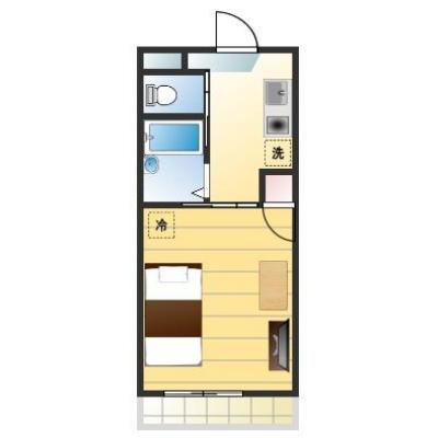 【駅近！】TNS平井の間取り図