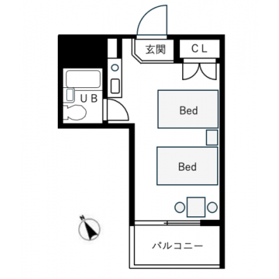 リエス川崎の間取り図