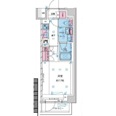 【🎉初期費用オフ｜お得なキャンペーン】【禁煙🚭/Wi-Fi無料🌐】マイナビSTAY西新井2　601の間取り図