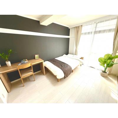 【キャンペーン価格適用中！】リスポーン川越04【2人入居可！ソファベッド・広々35.64㎡・無料WIFI完備！川越駅徒歩12分】の間取り図