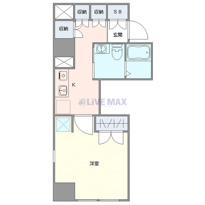 グッドステイ芝公園・大門WESTリーフ■『禁煙ルーム・31平米・独立洗面』【ハイクラス】の間取り図