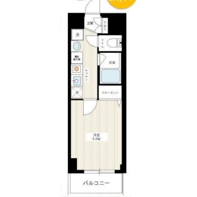 【🌷新生活応援キャンペーン🌷】【禁煙🚭】マイナビSTAYスパシエ大宮新都心　602の間取り図
