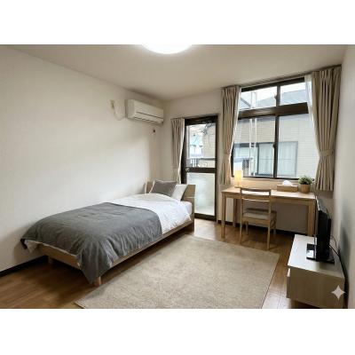 家具家電付き✨草津駅徒歩5分以内🚉バストイレ別🚻いちばんちマンスリー草津大路２の間取り図