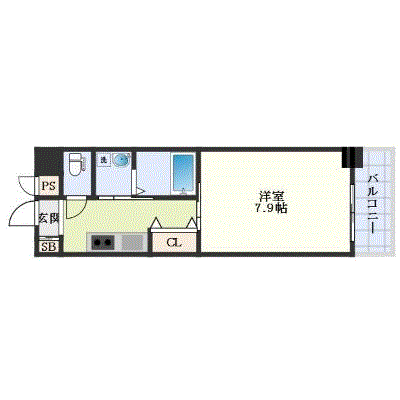 グッドステイ松山城西ミモザ∴【ハイクラス・設備充実】の間取り図