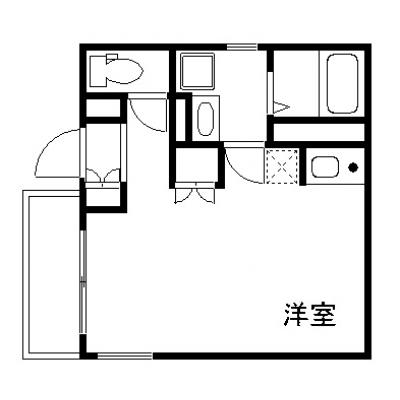 OneLife蓮根クリスタル【▼バストイレ別・独立洗面台付、▼オートロック有】の間取り図