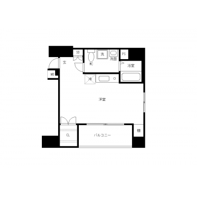 OneLife田端ツーレ【▼禁煙ルーム・独立洗面台・浴室乾燥機付き】の間取り図