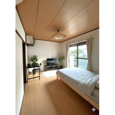 🔷🔹🔸🔶⭐広々2Kタイプ⭐閑静な住宅街⭐軽量鉄骨造⭐【禁煙&Wi-Fi無料】⭐🔶🔸🔹🔷「K35」の間取り図