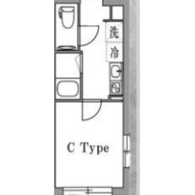 【🎉初期費用オフ｜お得なキャンペーン】【禁煙🚭/Wi-Fi無料🌐】マイナビSTAYブロッサム武蔵小杉　502の間取り図