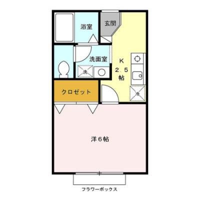 クレセントひばりの間取り図